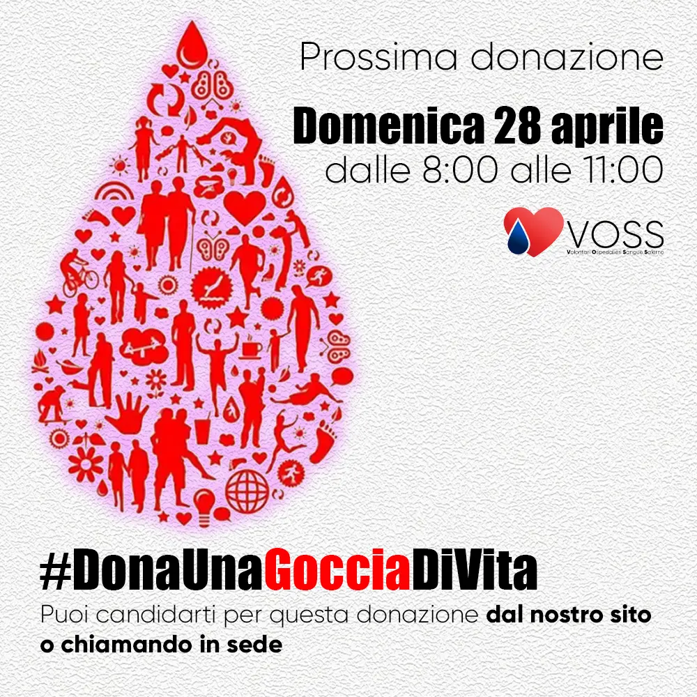 donazione programmata domenica 28 aprile